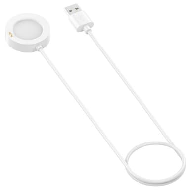 Lader til Xiaomi Watch 2 Pro - USB 1m - Hvit