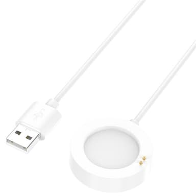 Lader til Xiaomi Watch 2 Pro - USB 1m - Hvit