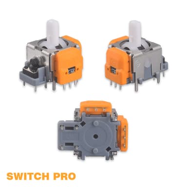 Joystick med Hall-effekt, 2-pakning Switch pro