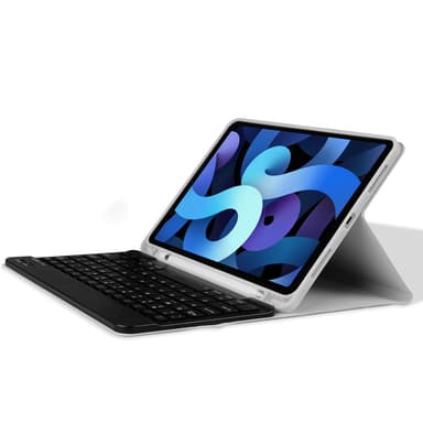 Tastaturdeksel med penneholder for iPad 7/8/9 (10,2 tommer) Grå