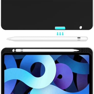Tastaturdeksel med penneholder for iPad 7/8/9 (10,2 tommer) Grå