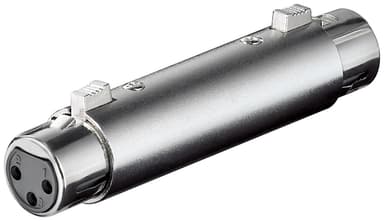 XLR adapter/kobling, stikkontakt til stikkontakt
