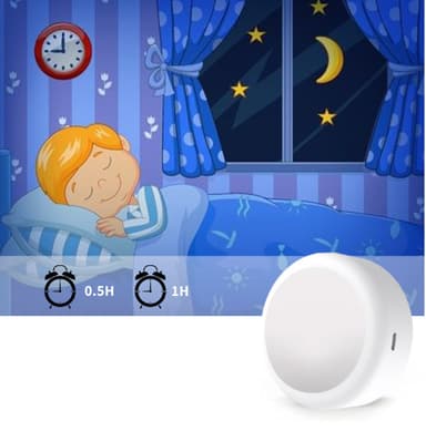 Oppladbare LED-spotlights 13 RGB-farger 3-pakning Hvit