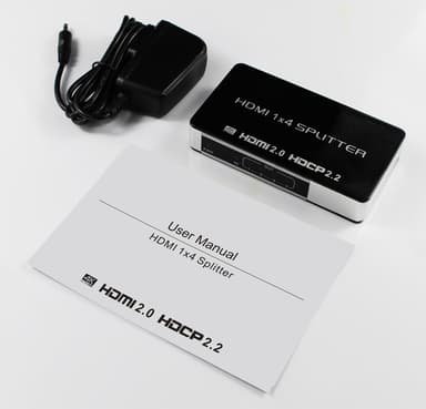 HDMI-splitter 1 x 4 UltraHD 4K 60Hz 3D HDMI V2.0 HDCP 2.2 18 Gbps