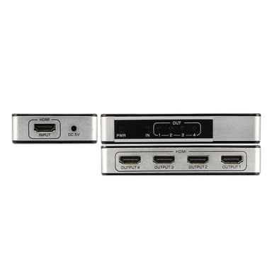 HDMI-splitter 1 x 4 UltraHD 4K 60Hz 3D HDMI V2.0 HDCP 2.2 18 Gbps