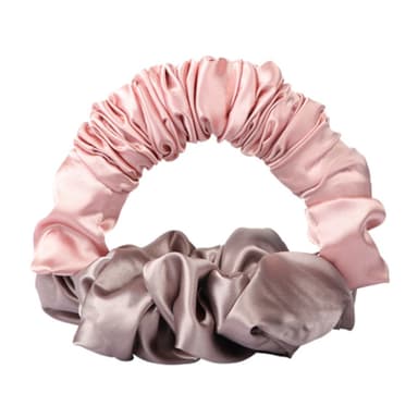 Hårbånd for å krølle håret rosa/brunt