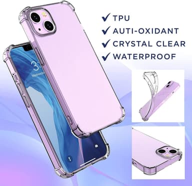 iPhone 13 mobildeksel TPU Transparent