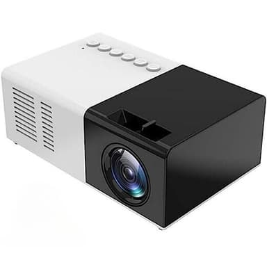 Bærbar miniprojektor 480x360P med HDMI USB-grensesnitt / fjernkontroll