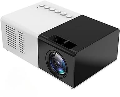 Bærbar miniprojektor 480x360P med HDMI USB-grensesnitt / fjernkontroll