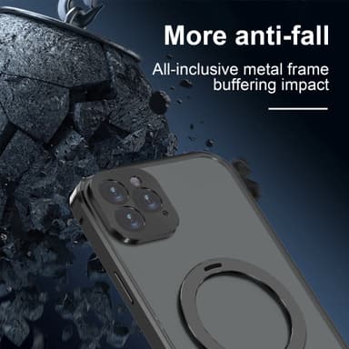 Skjermbeskyttelse magnetisk beskyttende telefondeksel med stativ  iPhone 13