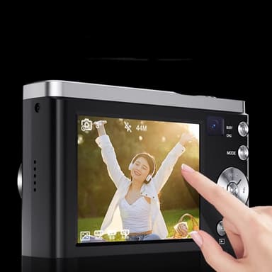 5K digitalkamera med 5X optisk zoom og anti-shake stabilisering