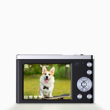 5K digitalkamera med 5X optisk zoom og anti-shake stabilisering