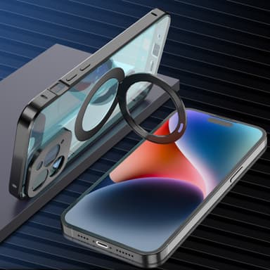 Skjermbeskyttelse magnetisk beskyttende telefondeksel med stativ  iPhone 13 Pro