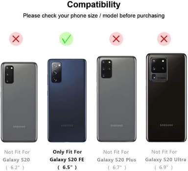Deksel med kortholder til Samsung Galaxy S20 FE / S20 Lite