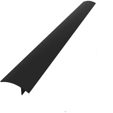 List som holder rent mellom komfyr og skap 61,5 cm, sort 2-pakning