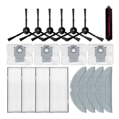 Tilbehør Roborock S8 Pro Ultra, 19 reservedeler