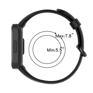 Klokkereim for Redmi 2/Xiaomi Mi Watch 2 Lite Sort