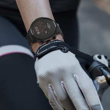 Klokkereim til Suunto Spartan Sport Wrist HR/9 Baro/9/D5/7 (24 mm) silikon Sort  model 1