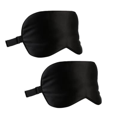 Sovemaske 100 % silke 2-pakning