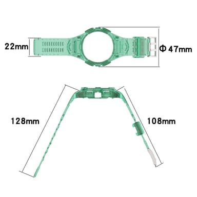 Klokke armbånd Sort
