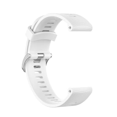 Klokkereim for Garmin Forerunner 245 Silikon Hvit 20 mm