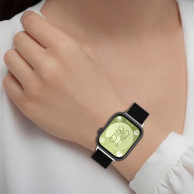 Elastisk klokkerem i nylon for Huawei Watch Fit 3 Sort