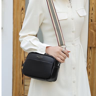 Skulderremveske Crossbody-veske i ekte skinn