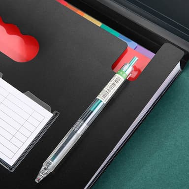 Utvide filmapper med etiketter, Accordion Document Organizer M