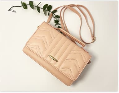 Crossbody-veske / skulderveske for kvinner Rosa