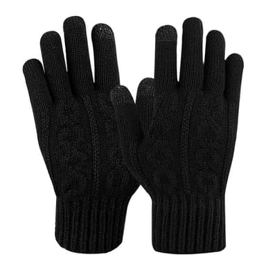 Berøringsskjerm separate fingerhansker Sort