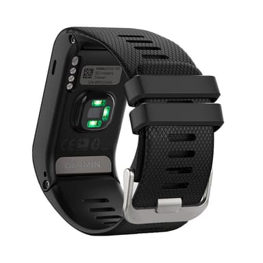 Svart silikonreim til Garmin Vivoactive HR