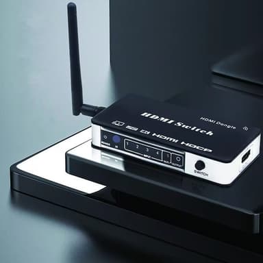 Trådløs HDMI-svitsj med Miracast Mirascreen wifi-adapter for Chromecast