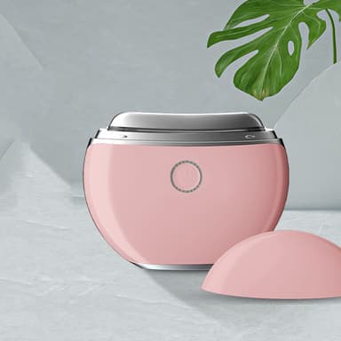 Gua Sha elektrisk ansikts- og kroppsmassasjeapparat EMS mikrostrøm 4 gir Rosa