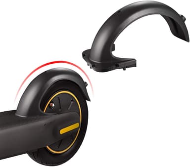 Ninebot Max G30 sprutbeskyttelse bak Sort
