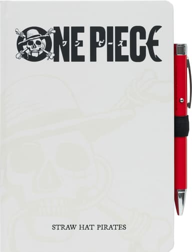 Grupo Erik One Piece notatbok og penn