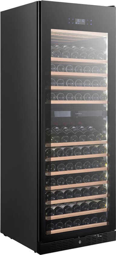 Temptech Elegance vinskap E1000DRB-24 (sort)