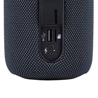 16 W Bluetooth-høyttaler med LED-belysning, kraftig og stilig