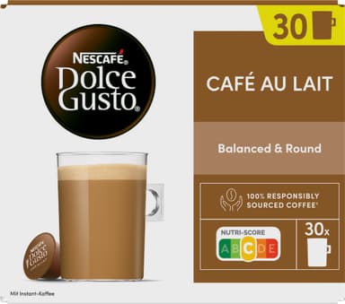 NESCAFÉ Dolce Gusto Café Au Lait kaffekapsler (30-pk)