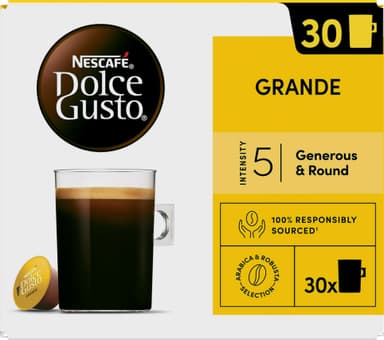 NESCAFÉ Dolce Gusto Grande kaffekapsler (30-pk)
