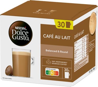 NESCAFÉ Dolce Gusto Café Au Lait kaffekapsler (30-pk)