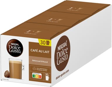 NESCAFÉ Dolce Gusto Café Au Lait kaffekapsler (30-pk)