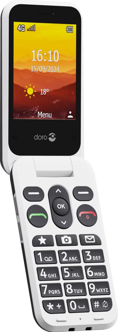Doro Leva L21 mobiltelefon (sort)