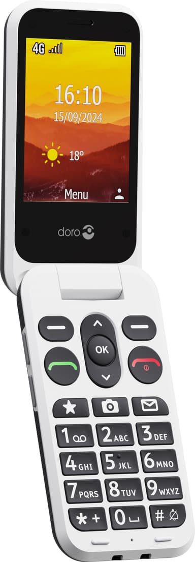 Doro Leva L31 mobiltelefon (grafitt)