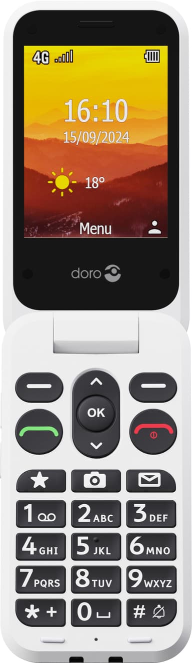 Doro Leva L31 mobiltelefon (grafitt)