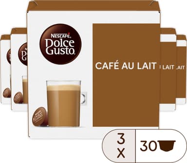 NESCAFÉ Dolce Gusto Café Au Lait kaffekapsler (30-pk)