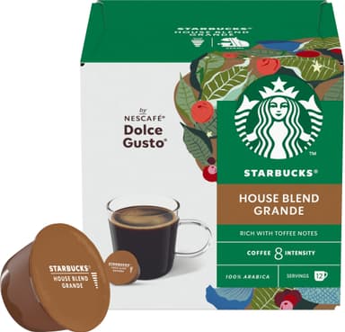 Starbucks House Blend av NESCAFÉ Dolce Gusto kaffekapsler (12-pk)