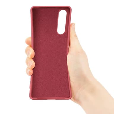 Til Sony Xperia 10 V Deksel Fingerring TPU - Svart