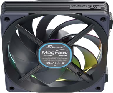 Seasonic MagFlow ARGB vifte (sett med 1 vifte)