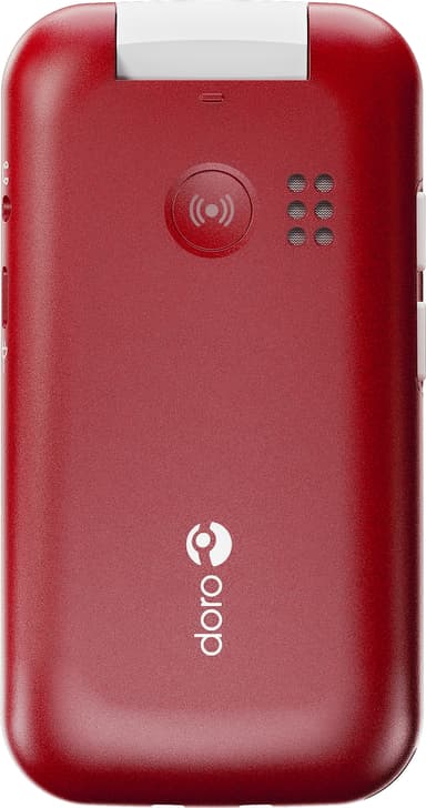 Doro 2881 mobiltelefon (rød)