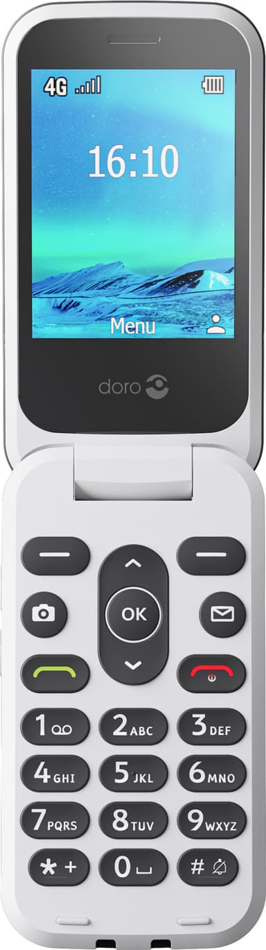 Doro 2881 mobiltelefon (sort)